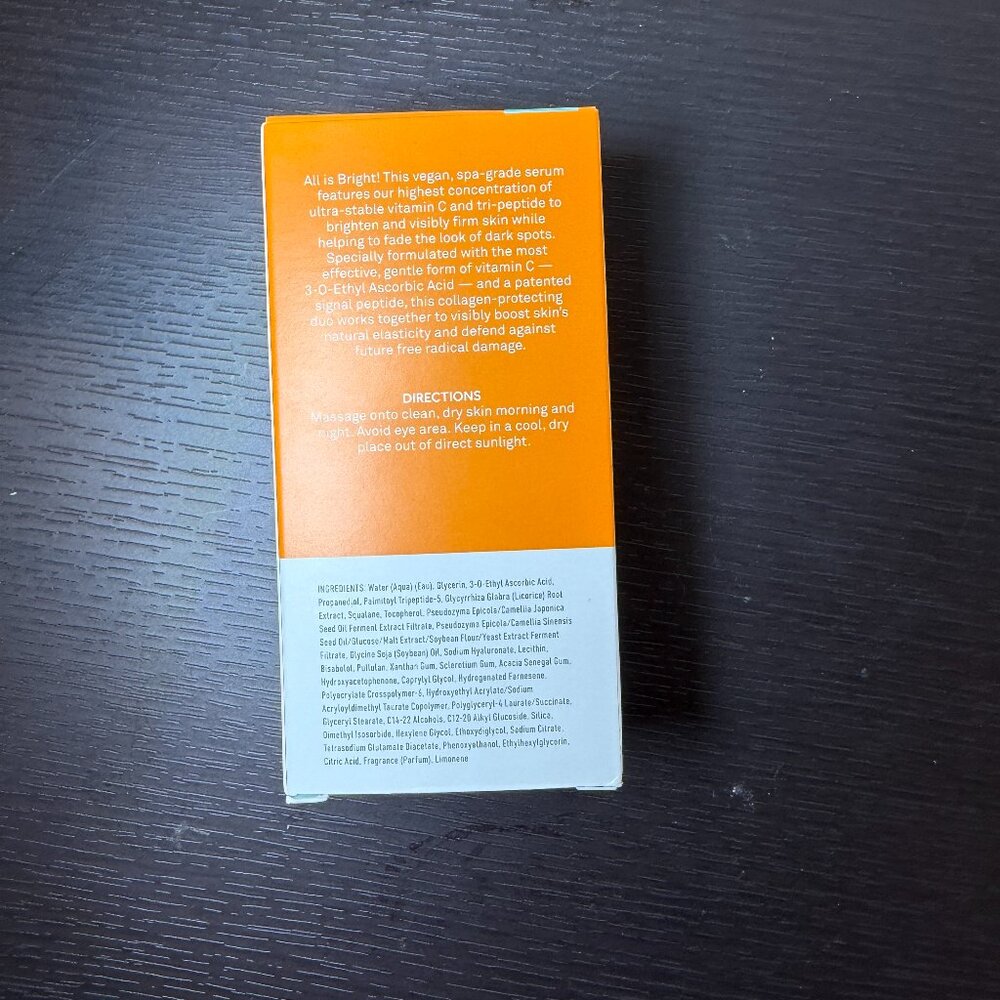🔥 $15 SALE BLISS Bright Idea Brightening Serum  Vitamin C & Peptides NIB - Picture 2 of 5